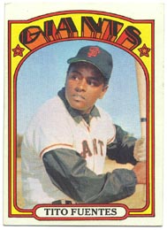 1972 Topps Baseball Cards      427     Tito Fuentes